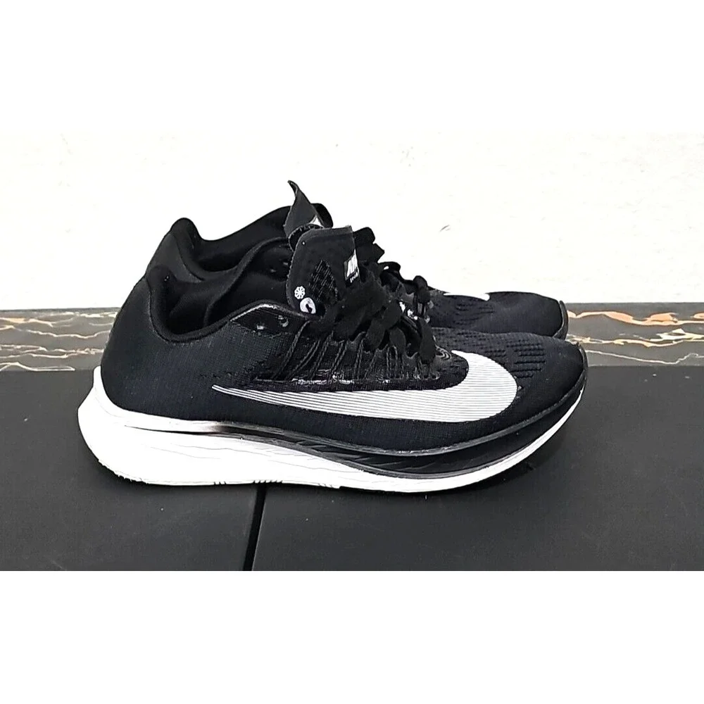 Nike Zoom Fly Black White Running Shoes Sneakers 897821-001 Womens Size 6.5